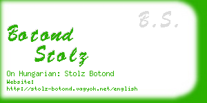 botond stolz business card